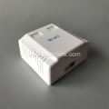 double ports cat5e surface mount box